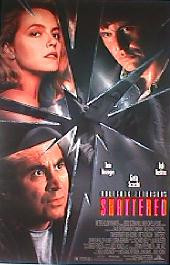 SHATTERED 1991 original issue rolled double sided 1-sheet movie poster