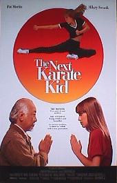 NEXT KARATE KID,THE original rolled double sided 1-sheet movie poster