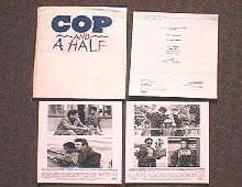 COP AND A HALF original issue movie presskit