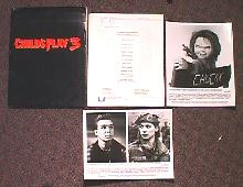 CHILD'S PLAY 3 original issue movie presskit