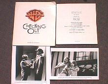 CHECKING OUT original issue movie presskit