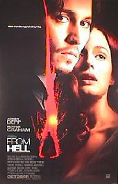 FROM HELL original issue rolled 1-sheet movie poster