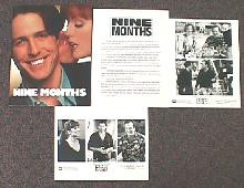 NINE MONTHS original issue movie presskit