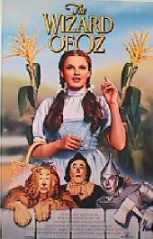 WIZARD OF OZ original issue rolled Video movie poster