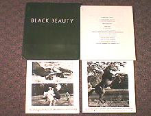 BLACK BEAUTY original issue movie presskit