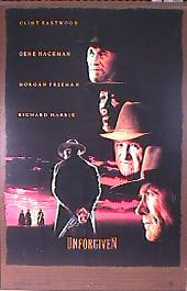 UNFORGIVEN regular original folded 1-sheet movie poster