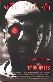 12 MONKEY'S original issue rolled Regular 1-sheet movie poster