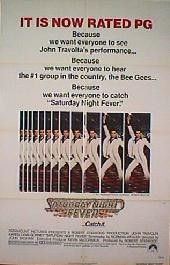 SATURDAY NIGHT FEVER original issue folded 1-sheet poster