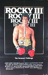 ROCKY III original issue folded 1-sheet movie poster