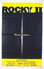 ROCKY II regular original issue folded 1-sheet movie poster