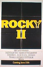 ROCKY II advance original issue folded 1-sheet movie poster