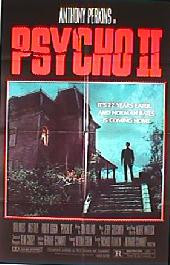 PSYCHO II original issue folded 1-sheet movie poster