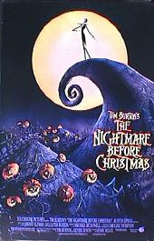 NIGHTMARE BEFORE CHRISTMAS,THE original folded 1-sheet movie poster