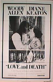 LOVE AND DEATH  Style A original folded 1-sheet movie poster