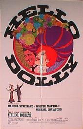 HELLO DOLLY original folded 1-sheet movie poster