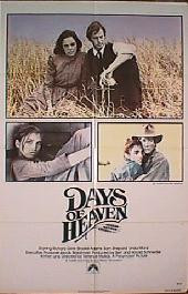 DAYS OF HEAVEN original folded 1-sheet movie poster