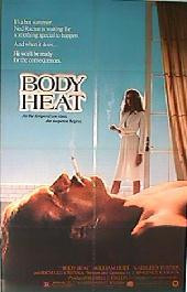 BODY HEAT original folded 1-sheet movie poster