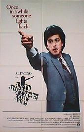 AND JUSTICE FOR ALL Style B original folded 1-sheet movie poster