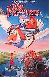 RESCUERS,THE original issue rolled 1-sheet movie poster