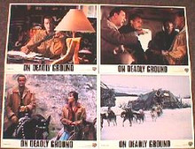 ON DEADLY GROUND original issue 11x14 lobby card setq