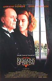 REMAINS OF THE DAY original issue rolled double sided 1-sheet movie poster