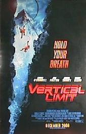 VERTICAL LIMIT 2000 original issue rolled 1-sheet movie poster