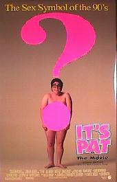 IT'S PAT original issue rolled double sided 1-sheet movie poster