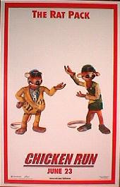 CHICKEN RUN original issue rolled Advance B 1-sheet movie poster