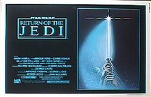 RETURN OF THE JEDI  original issue 22x28 Style A rolled  movie poster