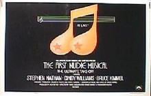 FIRST NUDE MUSICAL,THE original issue 22x28 rolled movie poster