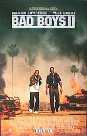 BAD BOYS II original issue rolled double sided Regular 1-sheet movie poster