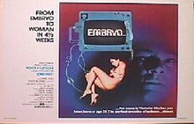 EMBRYO original issue 22x28 movie  poster