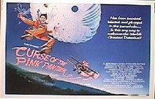 CURSE OF THE PINK PANTHER original issue rolled 22x28 movie poster