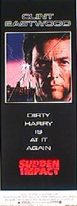 SUDDEN IMPACT original issue 14x36 rolled movie poster