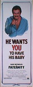 PATERNITY original issue 14x36 rolled movie poster