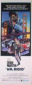MR. RICCO original issue 14x36 rolled movie poster