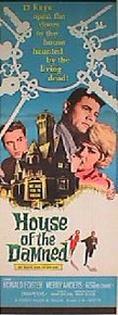 HOUSE OF THE DAMNED original issue 14x36 rolled movie poster