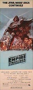 EMPIRE STRIKES BACK original issue Style B 14x36 movie poster