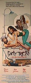 DIRTY TRICKS original issue 14x36 movie poster