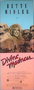 BETTE MIDLER IS DIVINE MADNESS original issue 14x36 movie poster