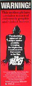 BEAST WITHIN, THE original issue 14x36 movie poster