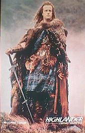 HIGHLANDER original issue rolled Italian Style A 1-sheet movie poster