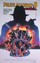 POLICE ACADEMY 6 original issue rolled 1-sheet movie poster