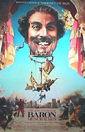 ADVENTURES OF BARON MUNCHAUSEN original issue rolled Regular 1-sheet movie poster