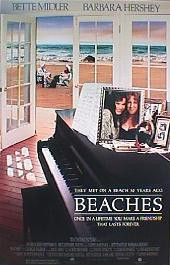 BEACHES original issue rolled 1-sheet movie poster