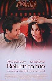 RETURN TO ME oraiginal issue rolled double sided 1-sheet movie poster