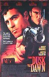 FROM DUSK TIL DOWN original issue rolled 1-sheet movie poster