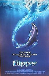 FLIPPER original issue rolled double sided Advance 1-sheet movie poster