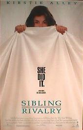 SIBLING RIVALRY 1990 original issue rolled 1-sheet movie poster