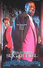 SUGAR HILL original issue rolled double sided 1-sheet movie poster